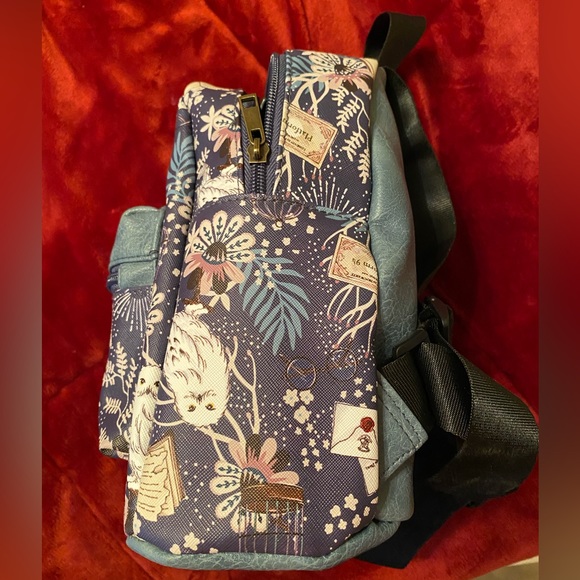 Harry Potter Kohl’s Blue Floral Mini Backpack - Picture 4 of 4